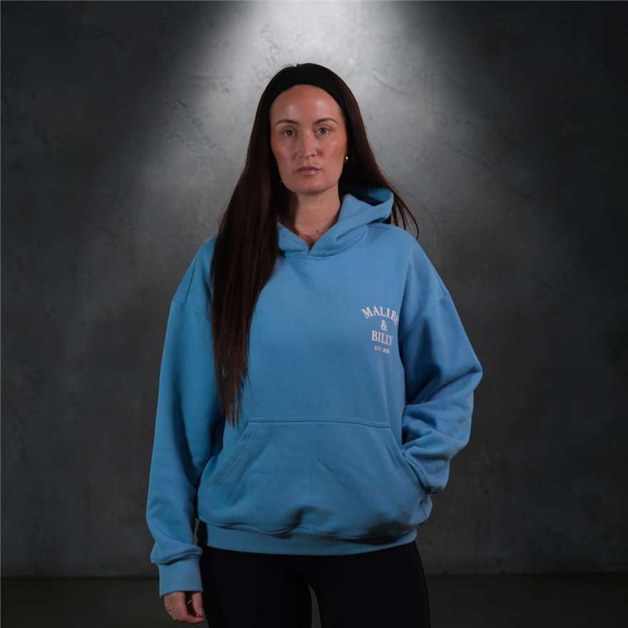 Blue Lagoon oversized hoodie, women 4