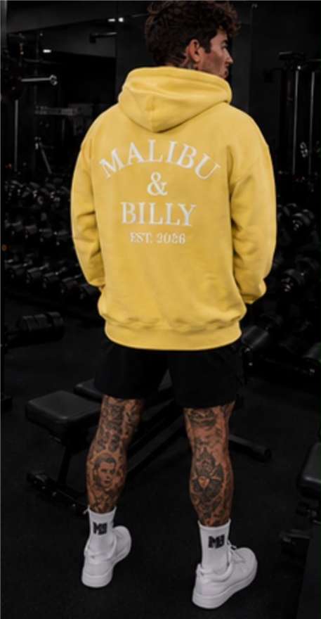 Lemon Drop oversized hoodie, men 6