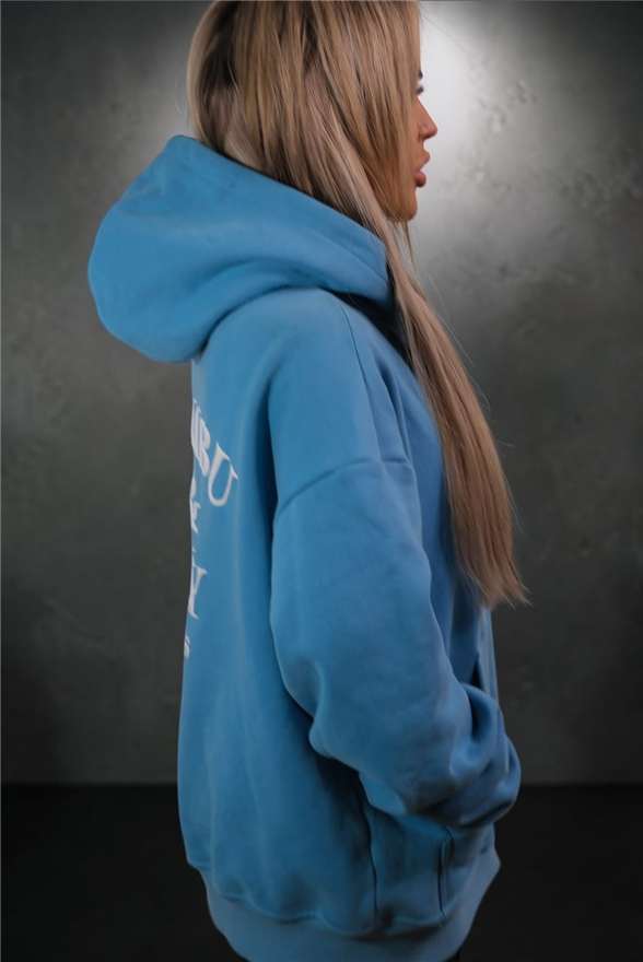 Blue Lagoon oversized hoodie, women 3