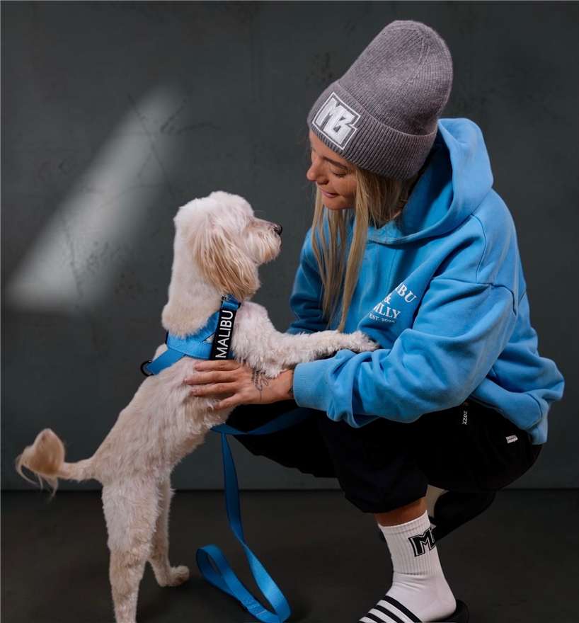 Blue Lagoon oversized hoodie, women 9