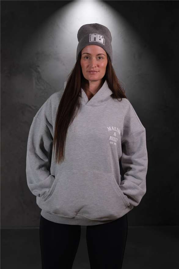 The O.G Grey oversized hoodie, women 5