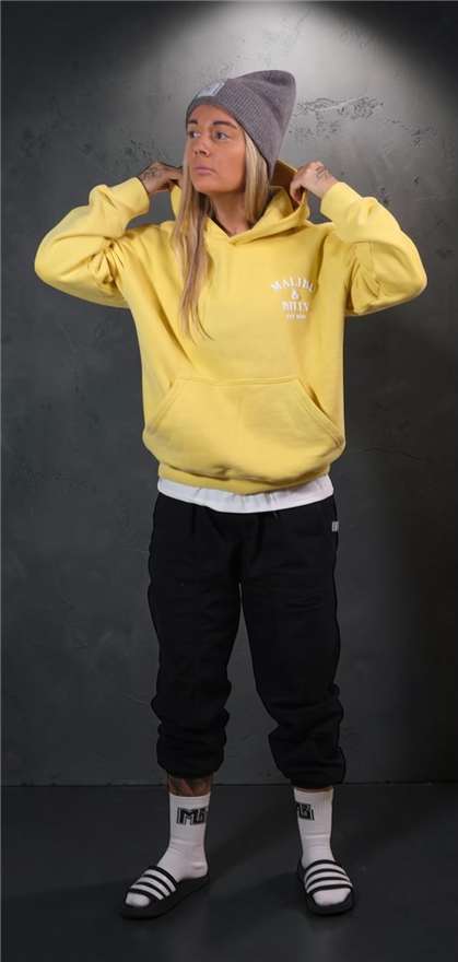 Lemon Drop oversized hoodie, women 5