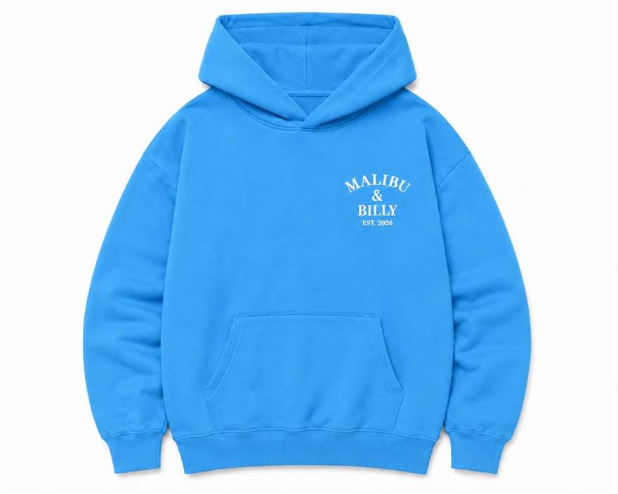 Blue Lagoon oversized hoodie, women 13